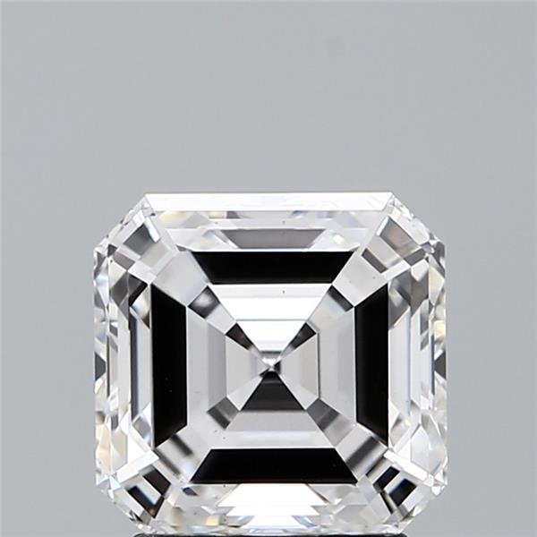 2.54ct G VS1 Excellent Cut Asscher Lab Grown Diamond