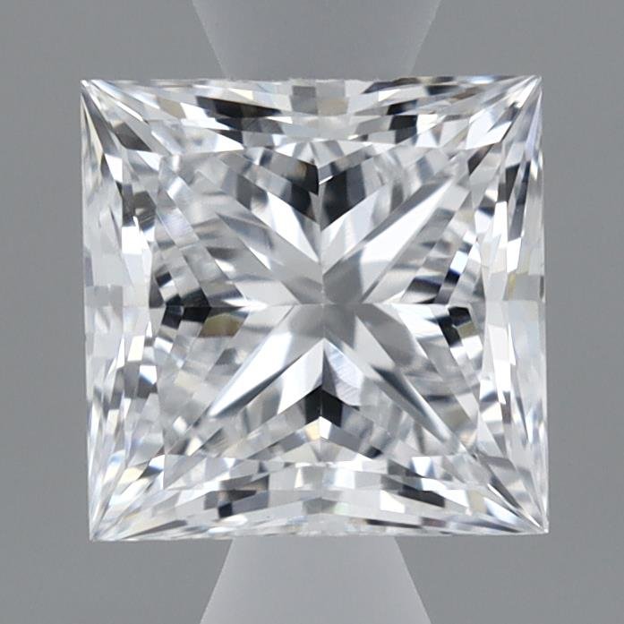 0.71ct E VVS2 Very Good Cut Princess Lab Grown Diamond