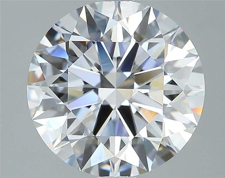 3.10ct E FL Rare Carat Ideal Cut Round Diamond