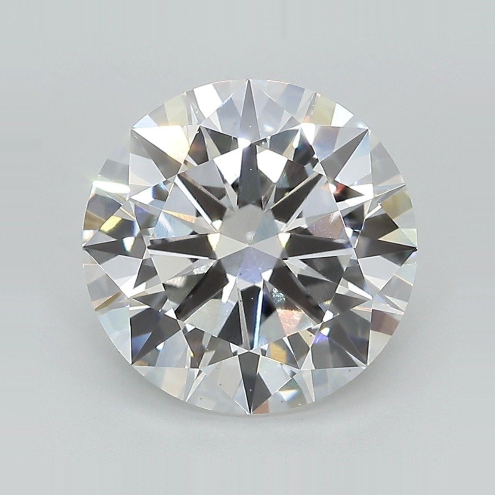 4.53ct D VS2 Excellent Cut Round Lab Grown Diamond