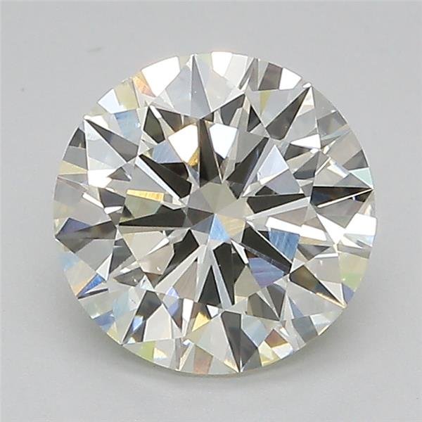 2.12ct J VS2 Excellent Cut Round Lab Grown Diamond