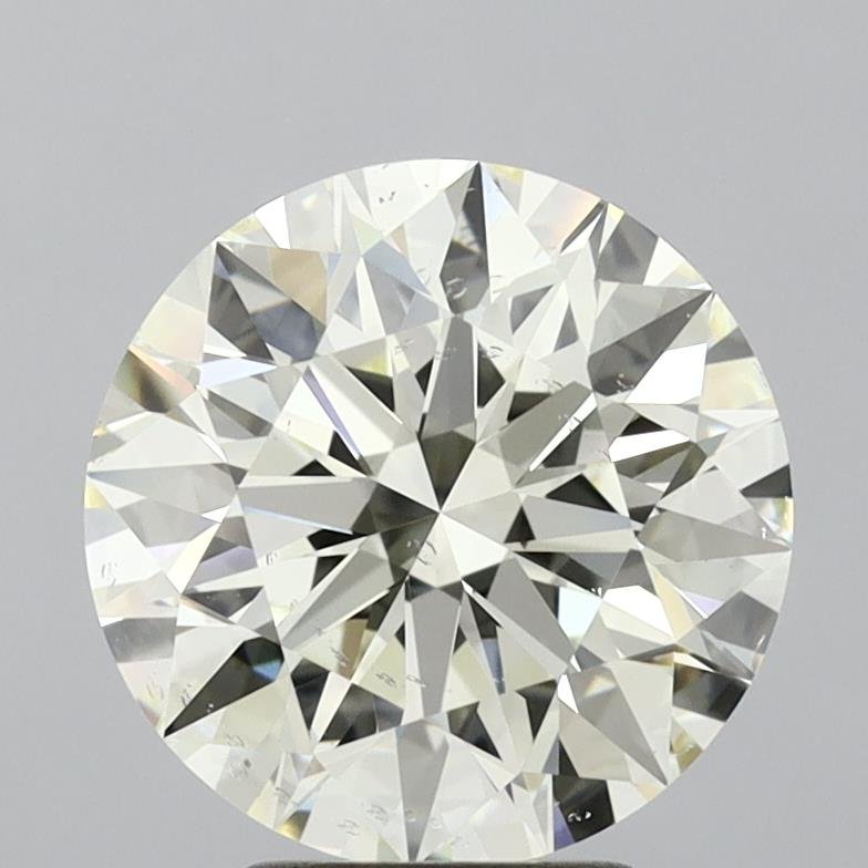 4.00ct K SI1 Excellent Cut Round Lab Grown Diamond