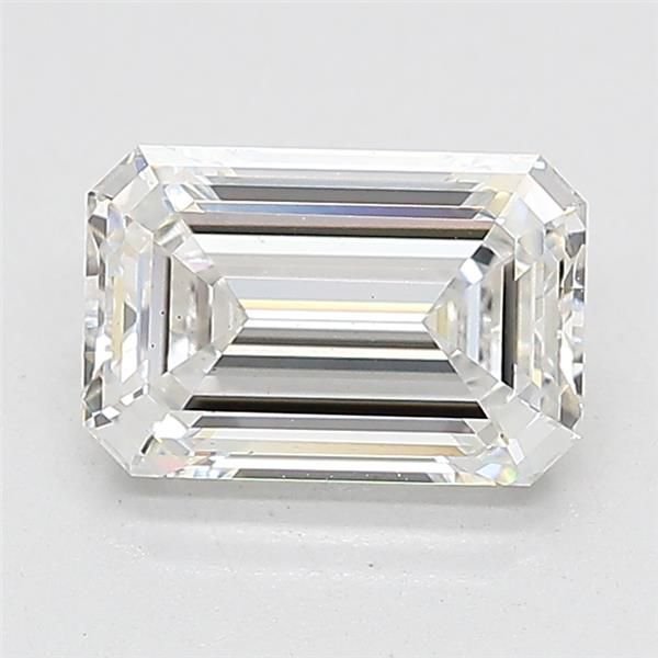 1.51ct E VS1 Rare Carat Ideal Cut Emerald Lab Grown Diamond