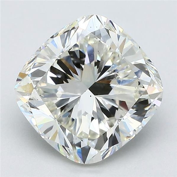 3.51ct J SI1 Very Good Cut Cushion Diamond