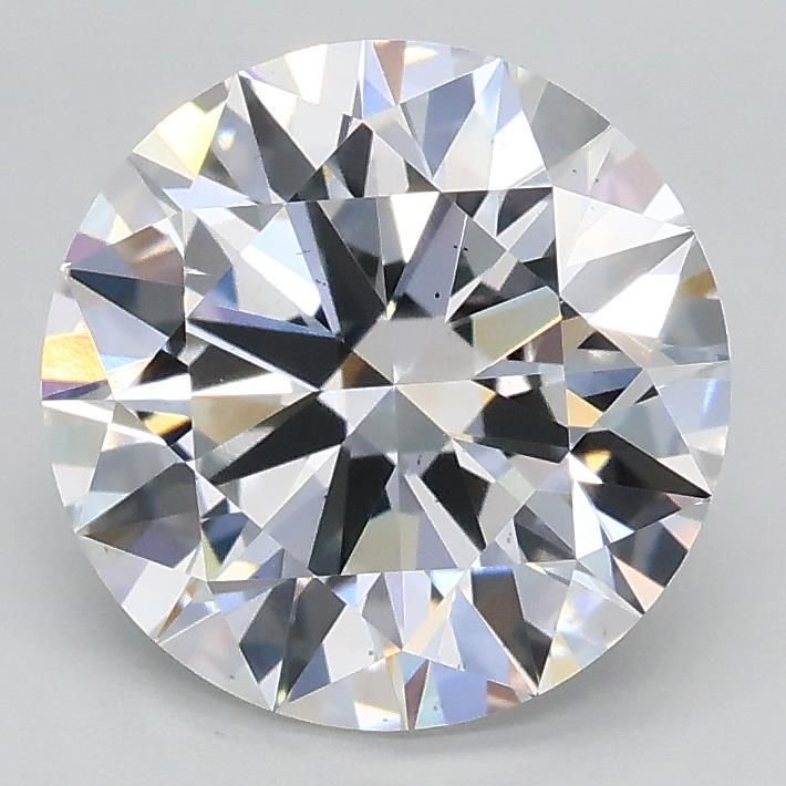 2.06ct D VS2 Rare Carat Ideal Cut Round Lab Grown Diamond