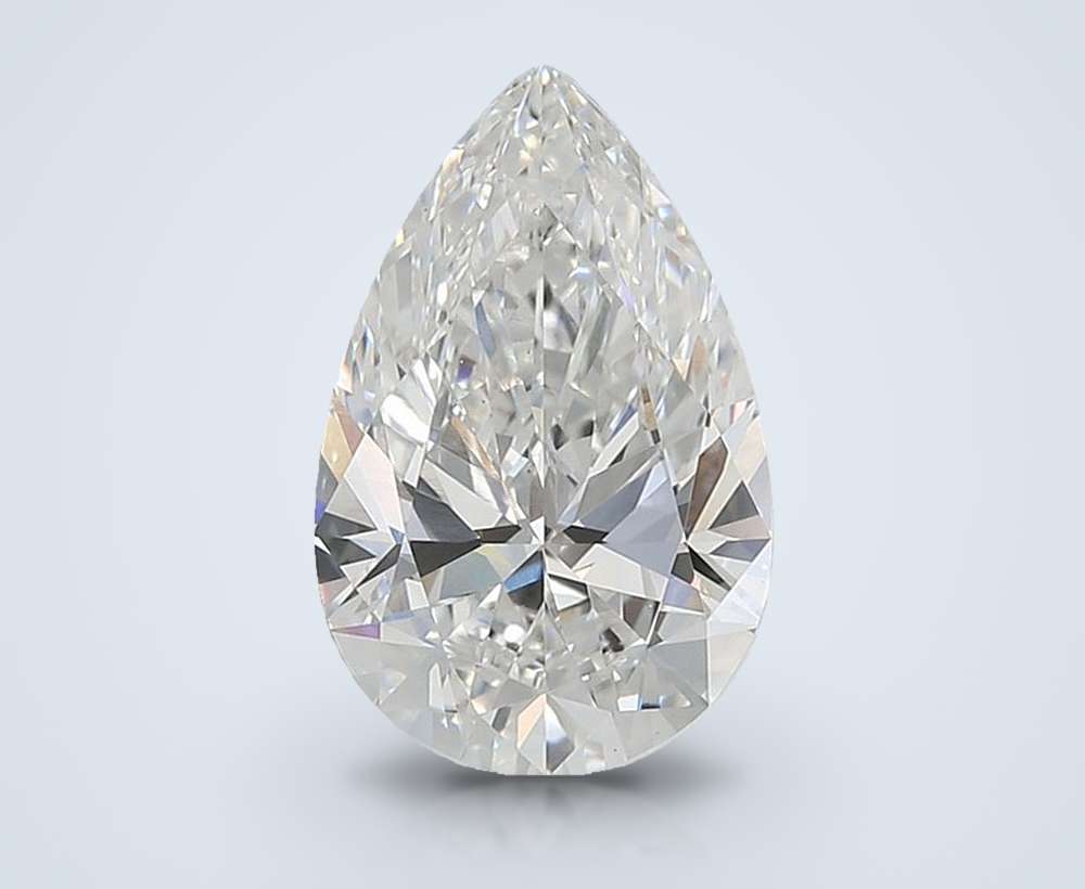 2.84 Carat Pear Lab Diamond