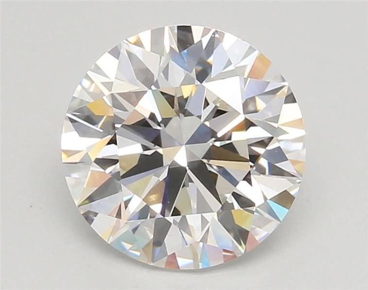 3.06ct F VVS2 Rare Carat Ideal Cut Round Lab Grown Diamond