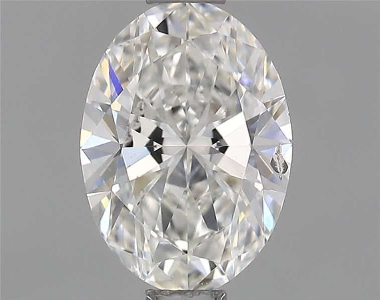 0.92ct F SI1 Rare Carat Ideal Cut Oval Lab Grown Diamond