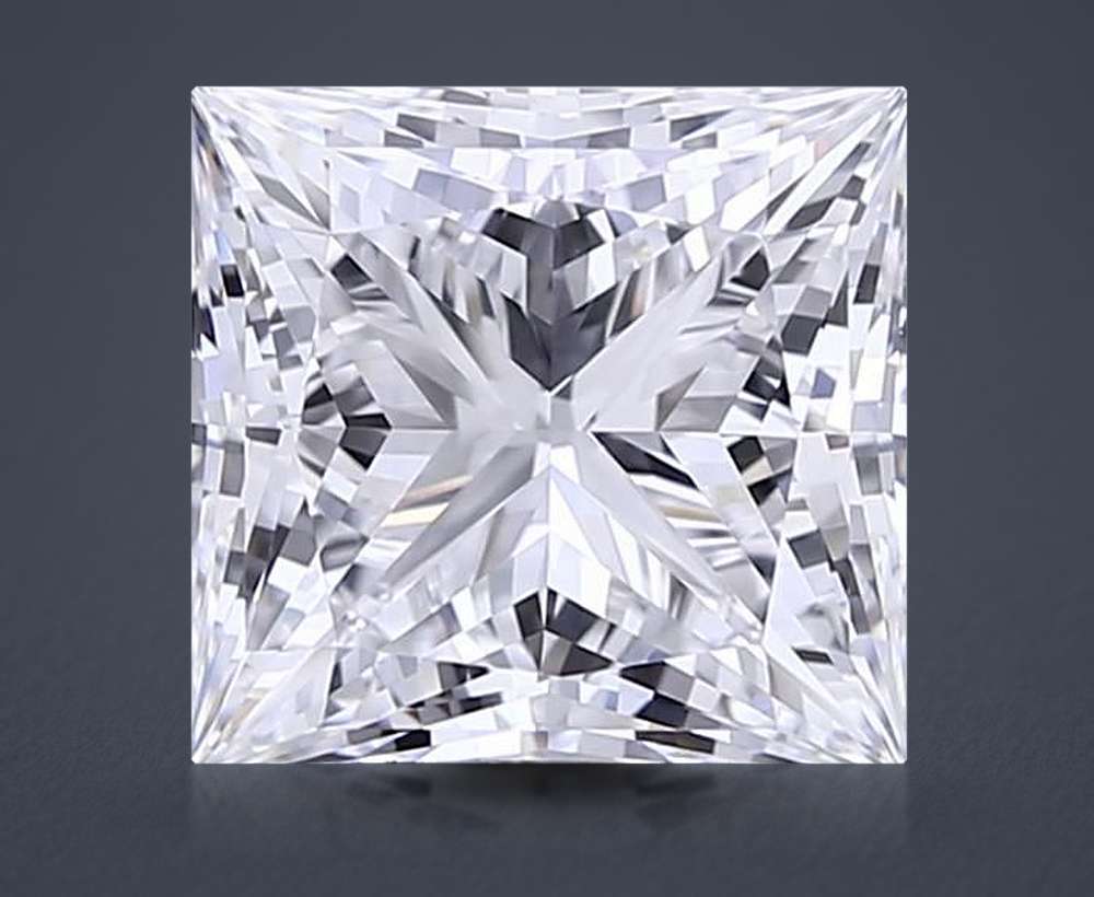 3.75 Carat Princess Lab Diamond