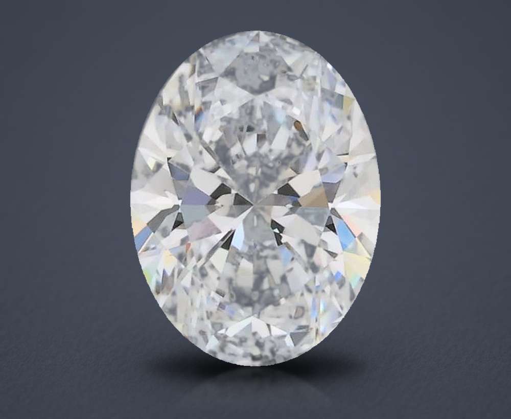 0.76 Carat Oval Lab Diamond