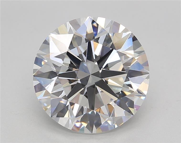 5.36ct F VS1 Rare Carat Ideal Cut Round Lab Grown Diamond