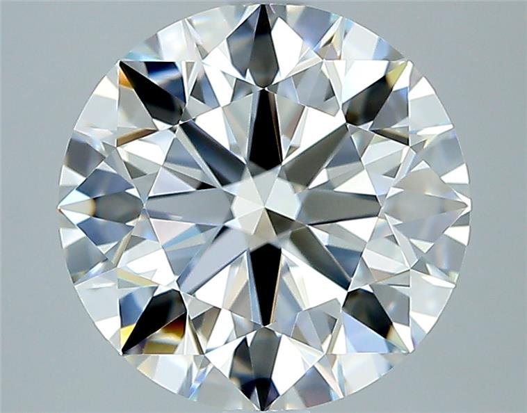 3.06ct G VVS2 Rare Carat Ideal Cut Round Diamond
