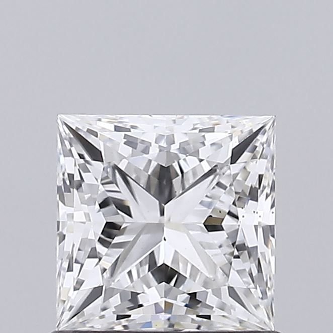 0.86ct E VS2 Rare Carat Ideal Cut Princess Lab Grown Diamond