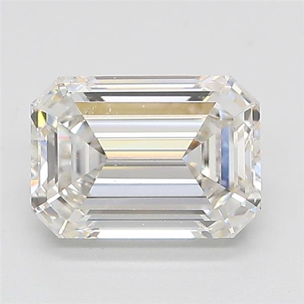 1.51ct H VS2 Rare Carat Ideal Cut Emerald Lab Grown Diamond