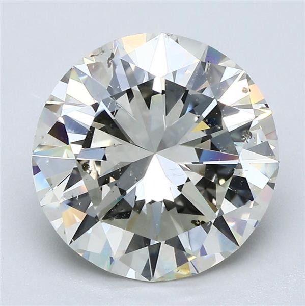 4.25ct K SI2 Good Cut Round Diamond