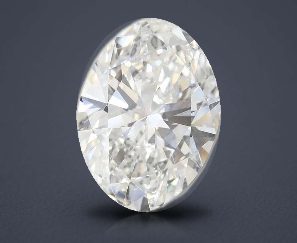 7.01 Carat Oval Lab Diamond