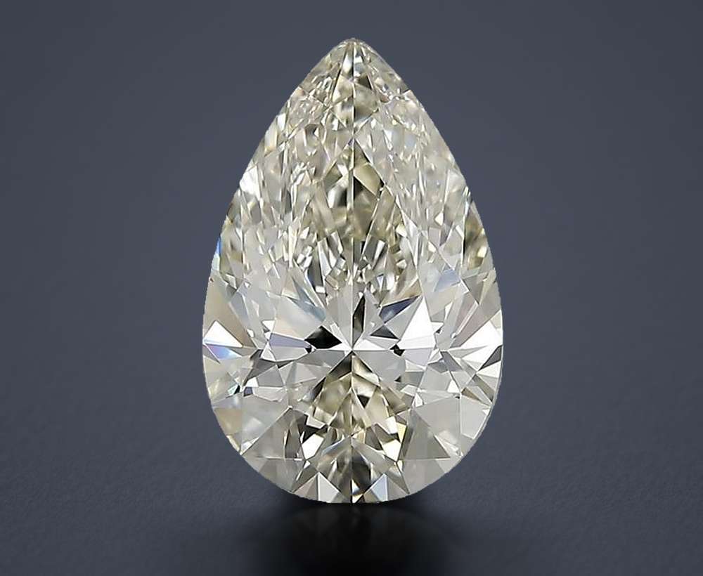 2.58 Carat Pear Natural Diamond
