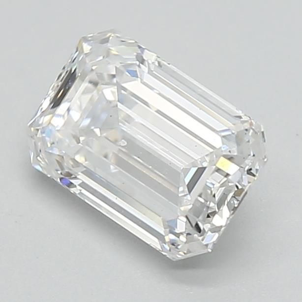 1.26ct D VS2 Rare Carat Ideal Cut Emerald Lab Grown Diamond