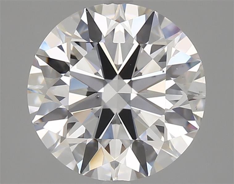 3.21ct E VS2 Rare Carat Ideal Cut Round Diamond