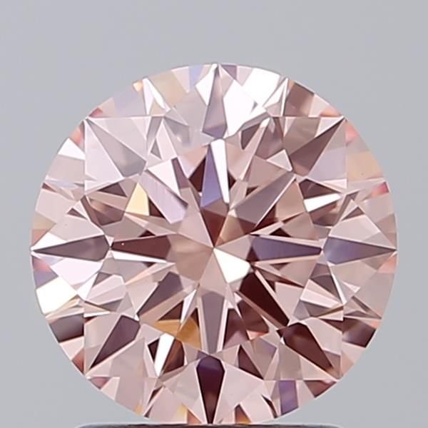 1.53 Ct. Fancy Intense Pink Round Lab Diamond