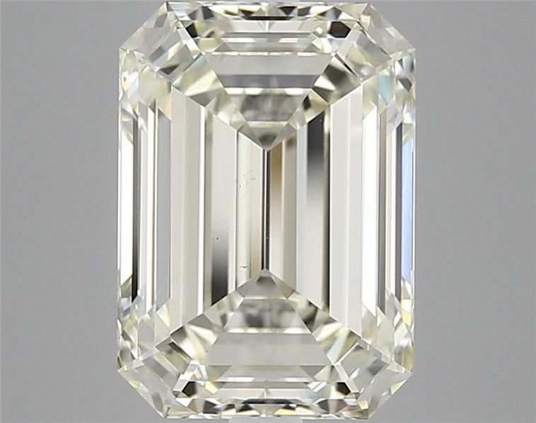 5.03ct K VVS1 Rare Carat Ideal Cut Emerald Diamond