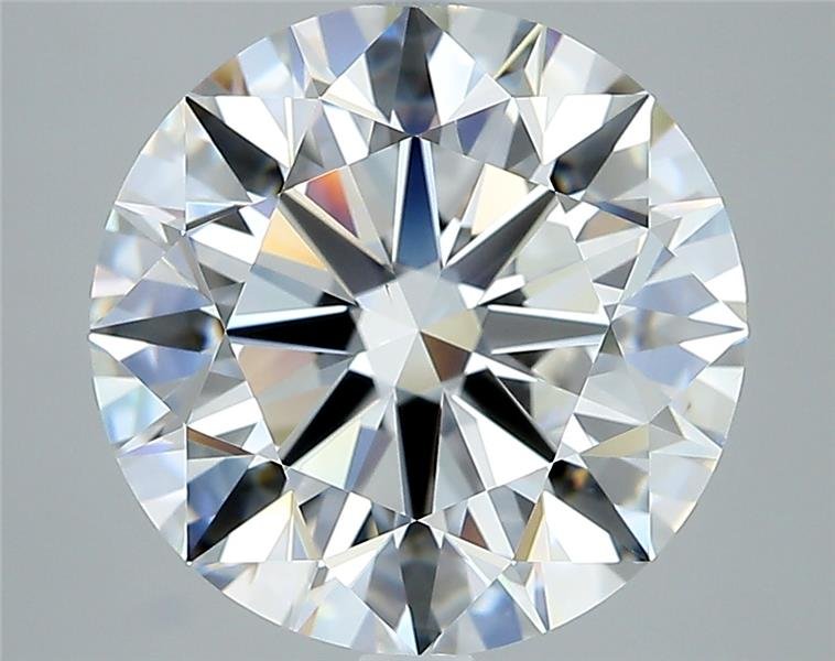 5.02ct E VS2 Rare Carat Ideal Cut Round Diamond