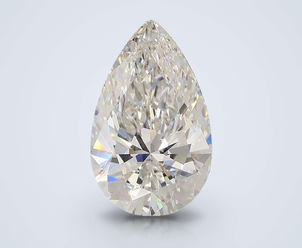 5.08 Carat Pear Lab Diamond