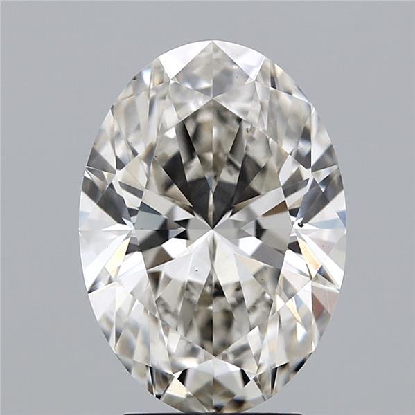 3.35ct I VS2 Rare Carat Ideal Cut Oval Lab Grown Diamond