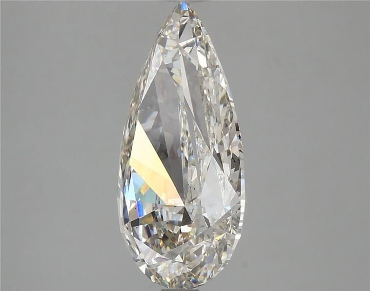 3.76ct I SI1 Rare Carat Ideal Cut Pear Lab Grown Diamond