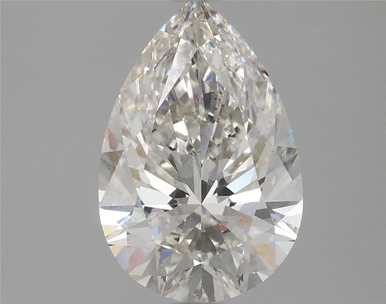 2.74ct H VS1 Rare Carat Ideal Cut Pear Lab Grown Diamond