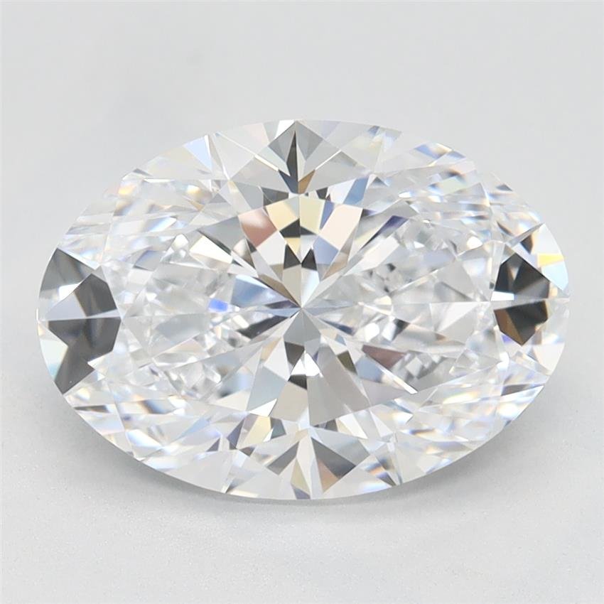 2.64ct D VVS1 Very Good Cut Oval Lab Grown Diamond