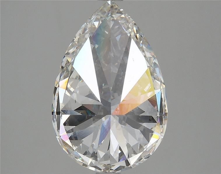 4.09ct H VS2 Rare Carat Ideal Cut Pear Lab Grown Diamond