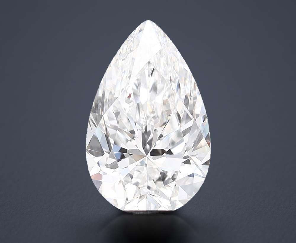 3.38 Carat Pear Lab Diamond