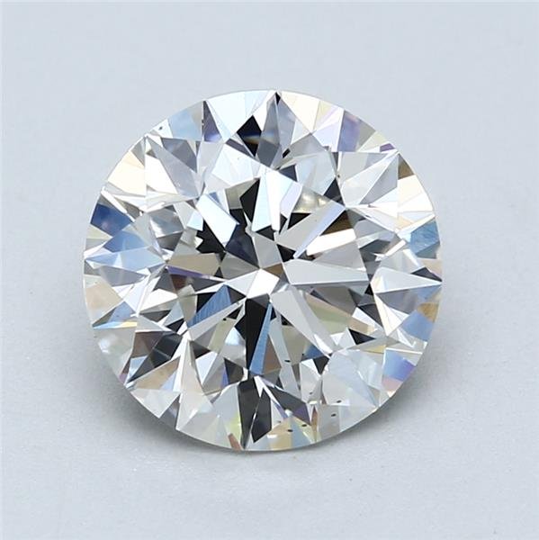 3.19ct F VS2 Excellent Cut Round Lab Grown Diamond