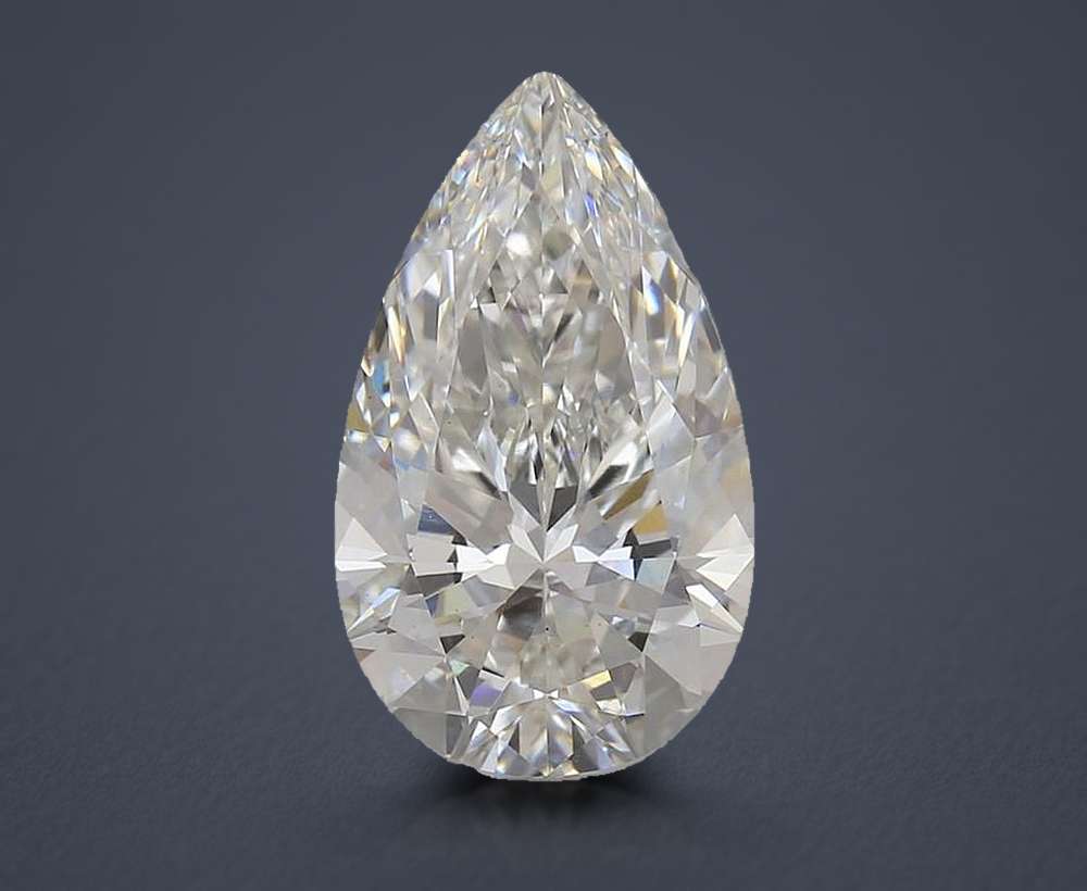 4.45 Carat Pear Lab Diamond