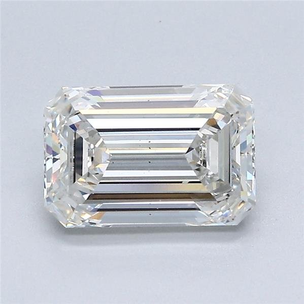 1.75ct G VS2 Rare Carat Ideal Cut Emerald Lab Grown Diamond