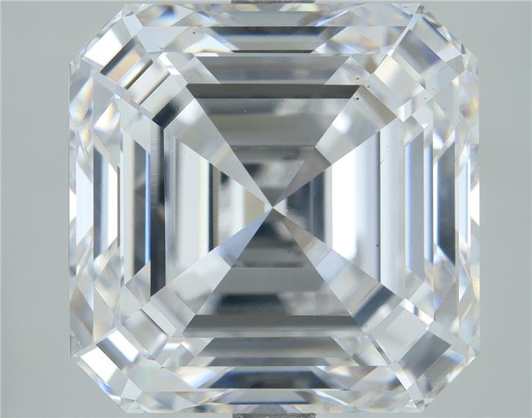 7.03ct E VS1 Rare Carat Ideal Cut Asscher Lab Grown Diamond