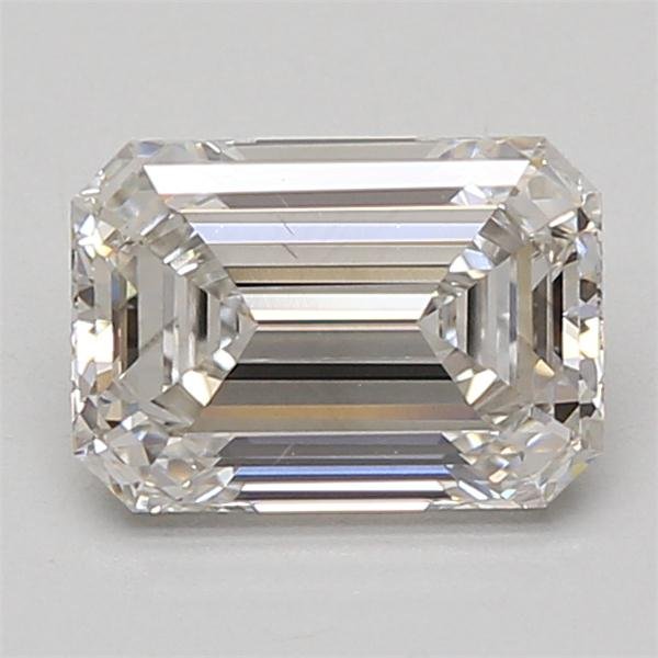 2.01ct F VS2 Rare Carat Ideal Cut Emerald Lab Grown Diamond