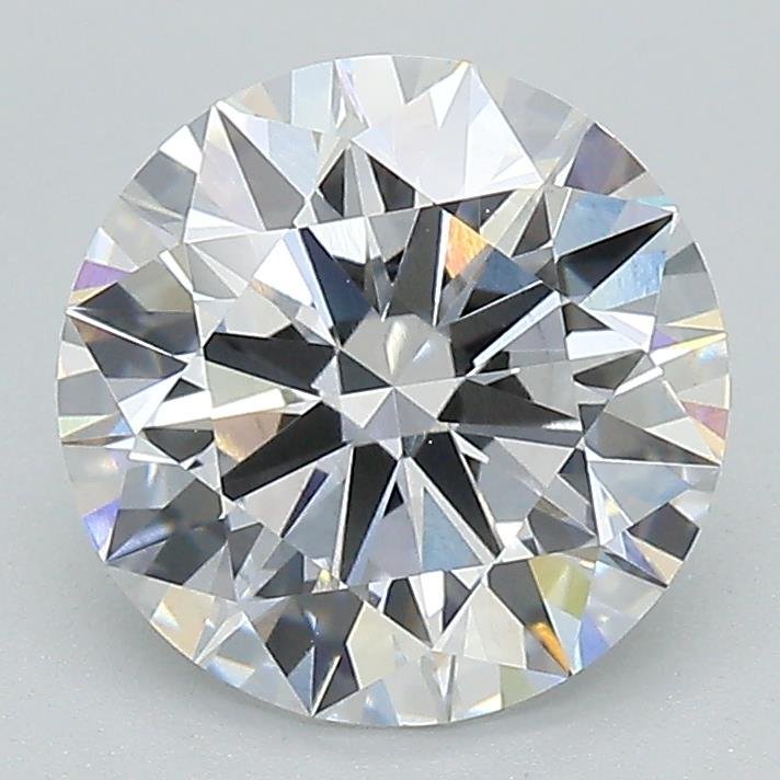 2.38ct D VS2 Rare Carat Ideal Cut Round Lab Grown Diamond