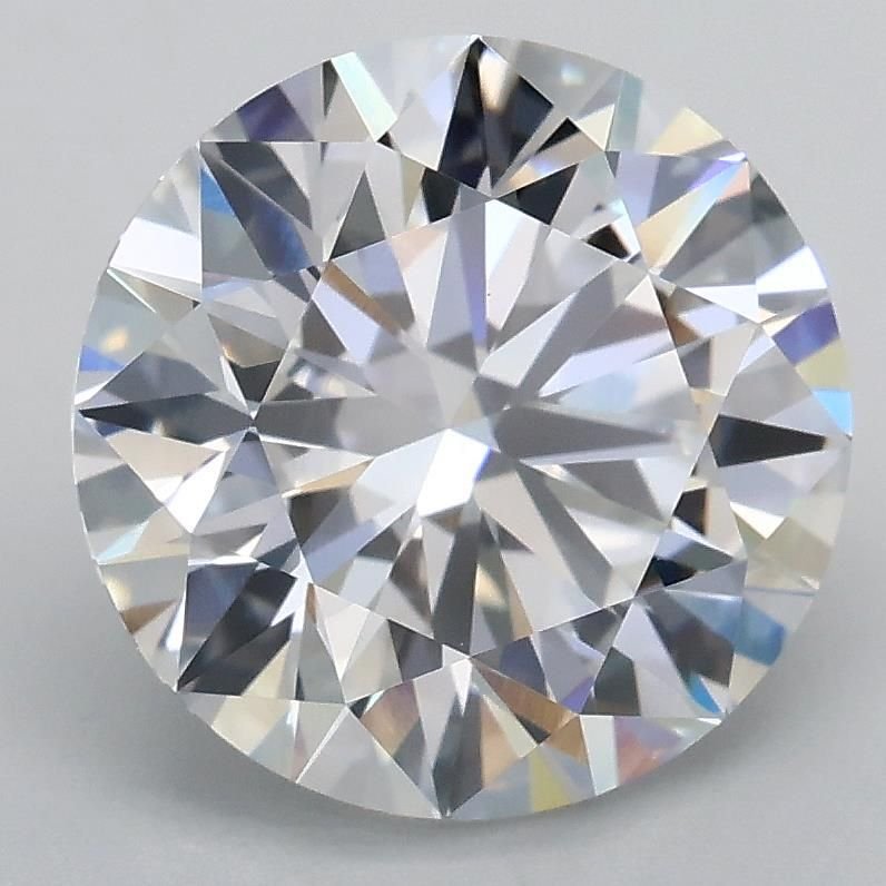 3.01ct D VS1 Rare Carat Ideal Cut Round Lab Grown Diamond