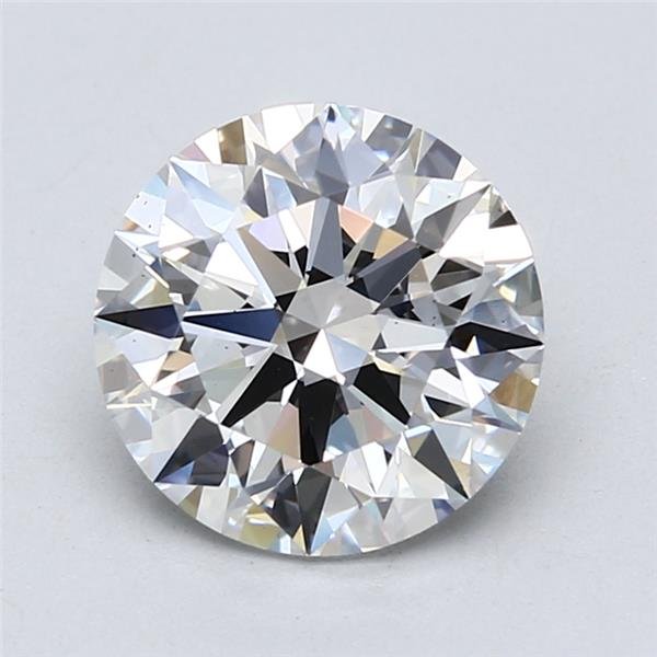 2.61ct D VS2 Rare Carat Ideal Cut Round Lab Grown Diamond