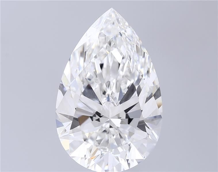 15.08ct F VVS2 Rare Carat Ideal Cut Pear Lab Grown Diamond