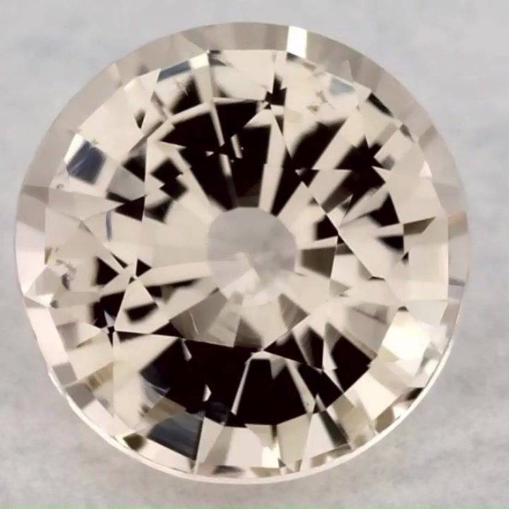1.12 Carat Yellow Round Sapphire