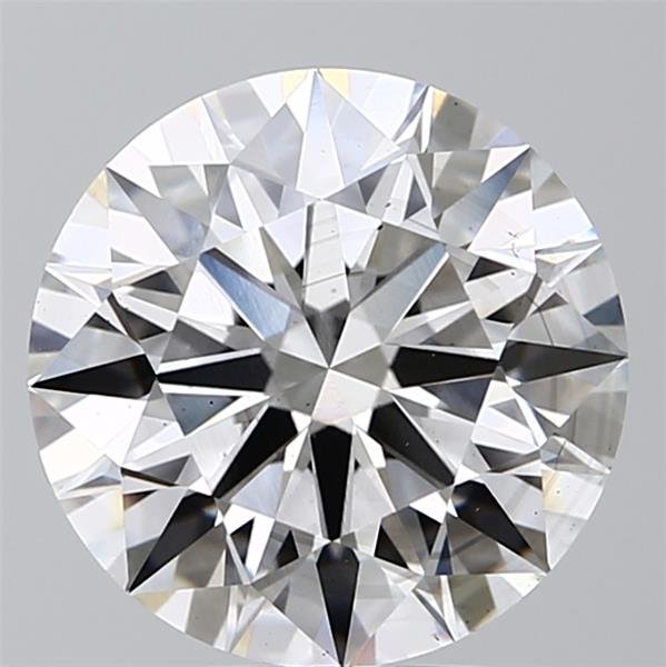 4.07ct F SI1 Rare Carat Ideal Cut Round Lab Grown Diamond
