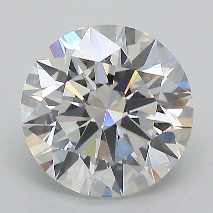 2.02ct F VS2 Rare Carat Ideal Cut Round Lab Grown Diamond
