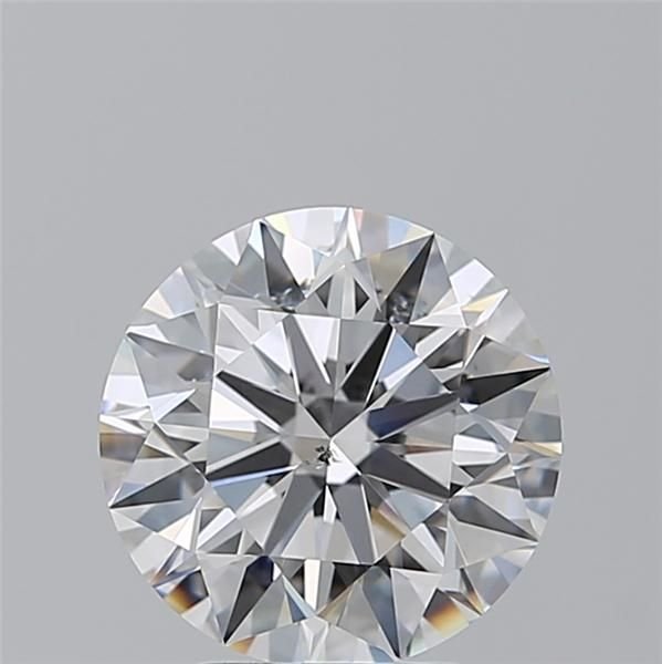 3.13ct D SI1 Rare Carat Ideal Cut Round Diamond