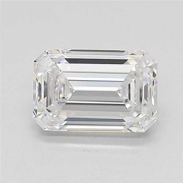 1.32ct E VVS2 Rare Carat Ideal Cut Emerald Lab Grown Diamond