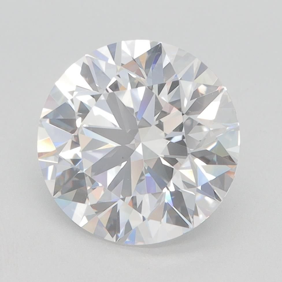 3.10ct D VVS2 Rare Carat Ideal Cut Round Lab Grown Diamond