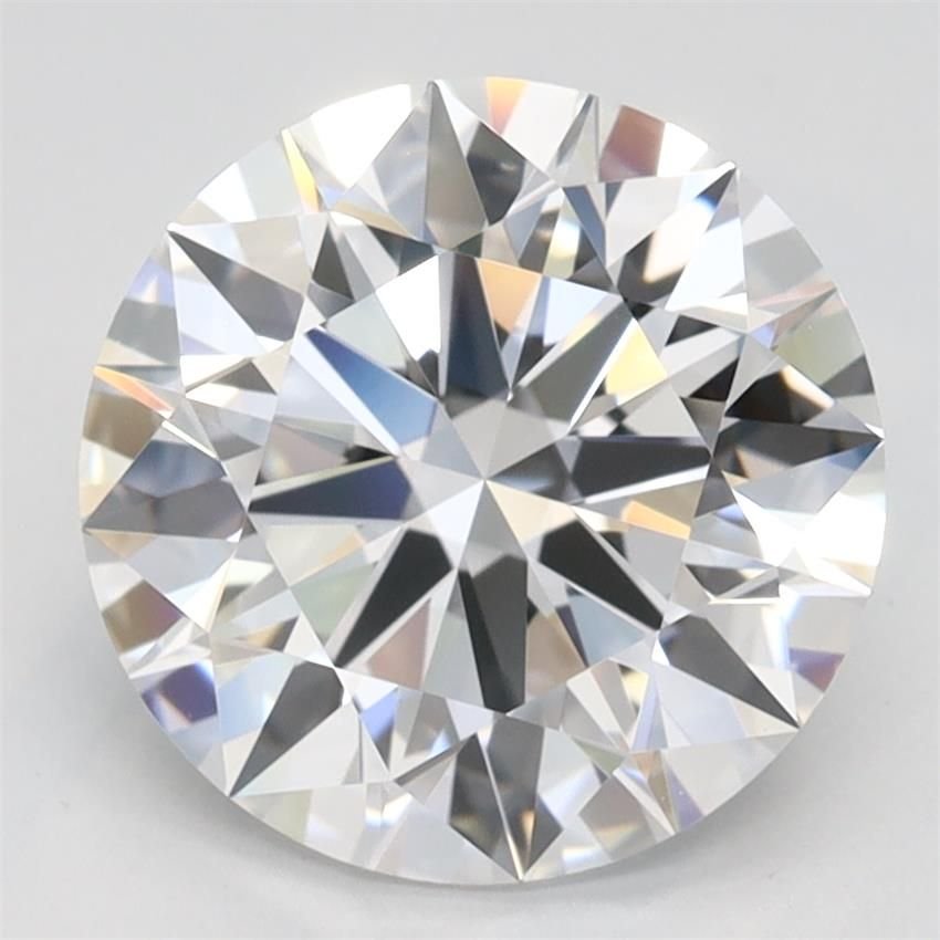 2.58ct D VVS1 Rare Carat Ideal Cut Round Lab Grown Diamond