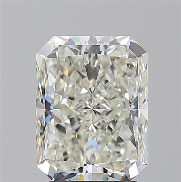 3.24ct K SI2 Rare Carat Ideal Cut Radiant Diamond